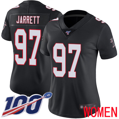 Atlanta Falcons Limited Black Women Grady Jarrett Alternate Jersey NFL Football #97 100th Season Vapor Untouchable->youth nfl jersey->Youth Jersey